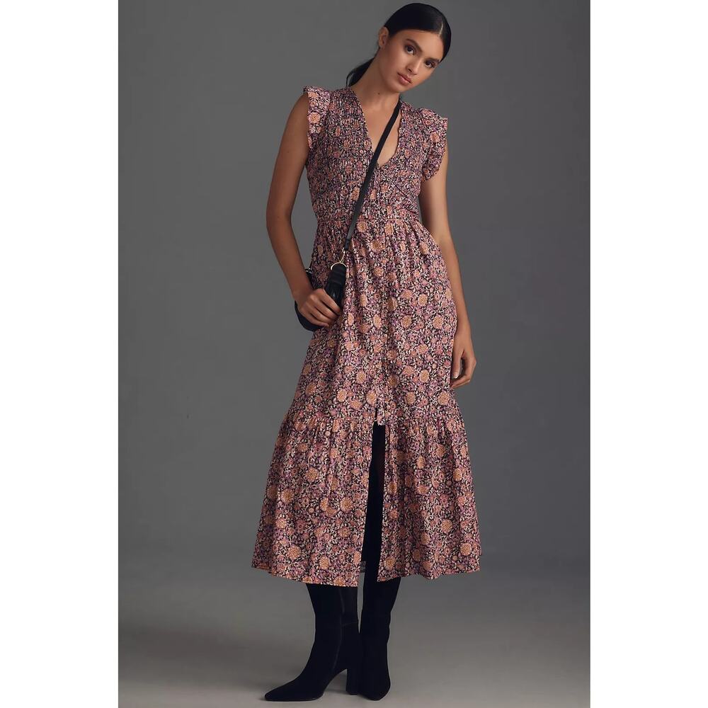 Anthropologie The Peregrine Midi Dress